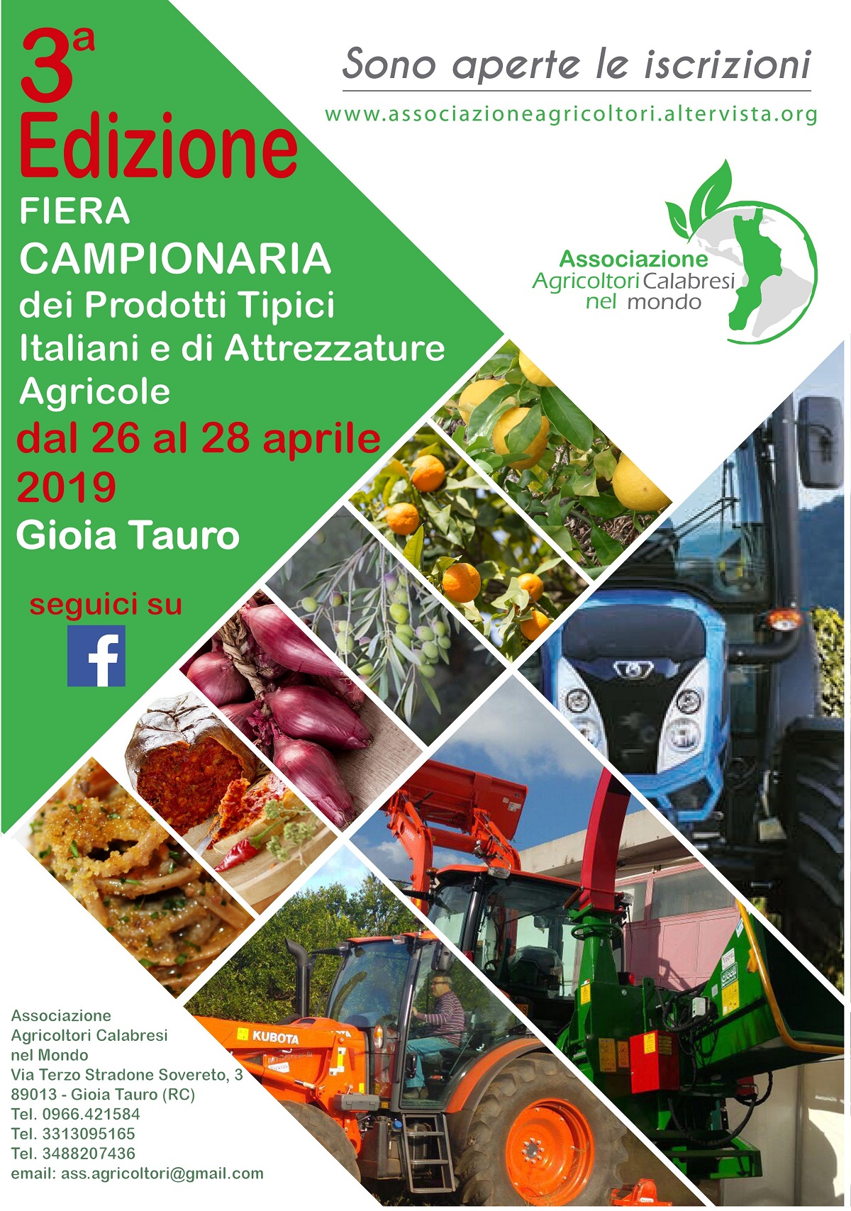 3° EDIZIONE della FIERA CAMPIONARIA dei Prodotti Tipici Italiani e di Attrezzature Agricole