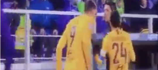 Dzeko ha sputato all'arbitro Manganiello? 