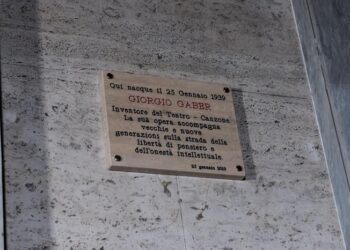 Gaber: a Milano targa per il signor G.