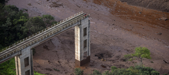 Il cedimento della diga di Brumadinho in Brasile 