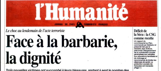 Il giornale comunista francese l'Humanitè è sull'orlo del fallimento 