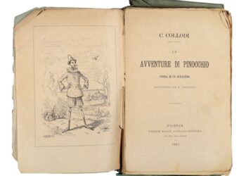 Libro che fece vedere Pinocchio all’asta