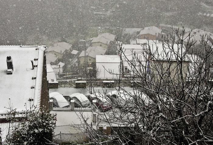 Maltempo: neve ai Castelli Romani