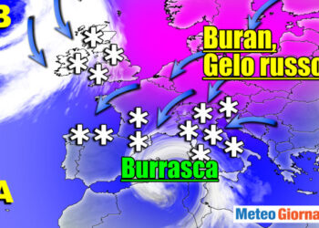 Meteo ITALIA, BURRASCA per un CICLONE INVERNALE! Maltempo, vento, neve