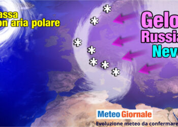 METEO prima decade di Febbraio: GELO minaccioso dalla Russia