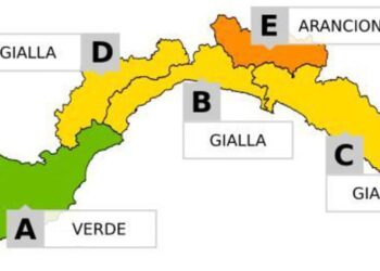 Nuova allerta neve in Liguria da stasera