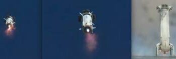 Test di volo suborbitale del razzo della Blue Origin