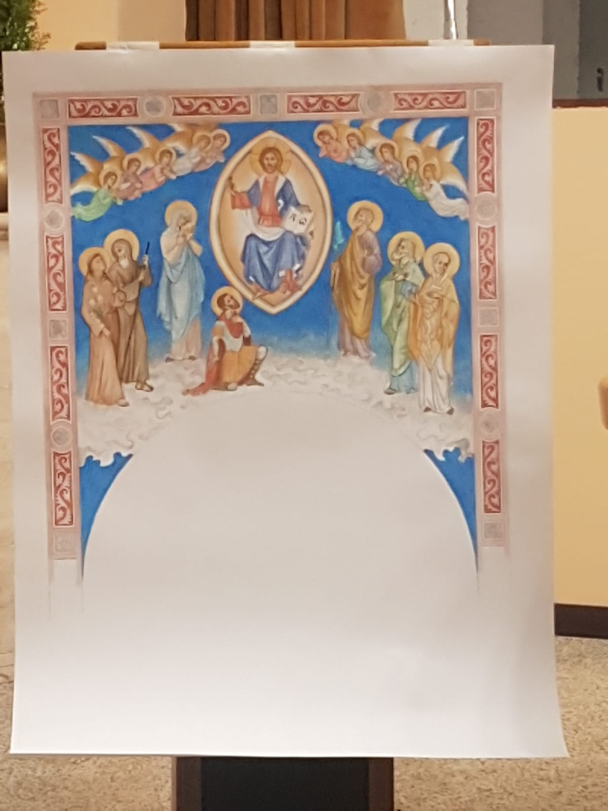 Gioia Tauro.Presentato Fabrizio Diomedi, l’artista marchigiano che realizzerà un affresco nella chiesa matrice della città del Porto