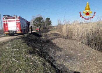 A fuoco canneto, un morto e un ferito