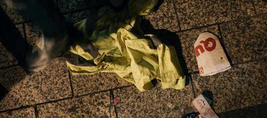 Al corteo dei gilet gialli italiani si sono presentate solo tre persone