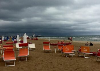 Allerta meteo gialla sulle coste E-R