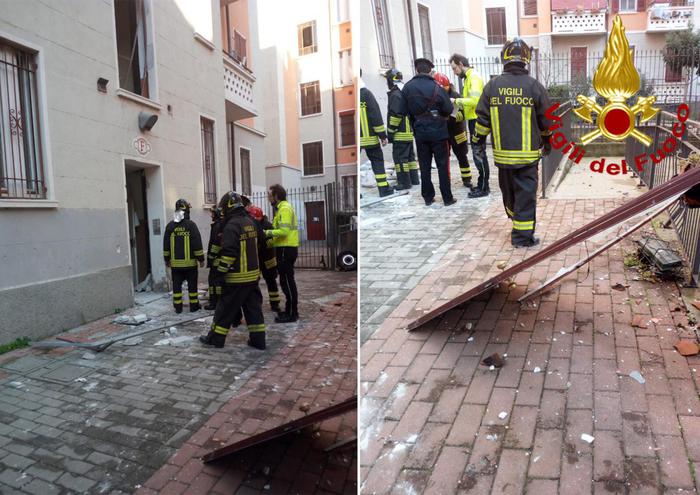 Esplosione per fuga di gas, 20 evacuati