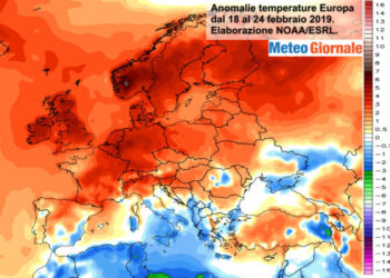Europa alle prese con caldo fuori stagione. Ancora anomalie impressionanti