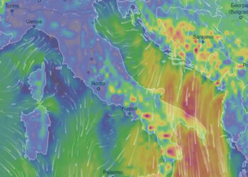 Meteo Italia, ancora forti venti