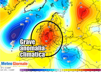 Meteo Nord Ovest Italia, Europa occidentale: acutizzazione anomalie climatiche