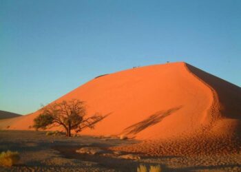 Nel deserto della Namibia le tracce di antichi ghiacciai