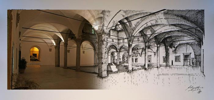 Quadriportico al Campus Unicam