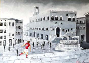 Quadro dedicato a Curi donato al Comune