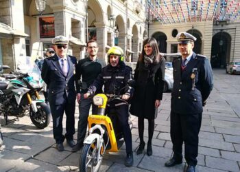 Torino, scooter green per vigili urbani