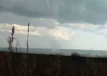Tromba marina vicino a Termoli
