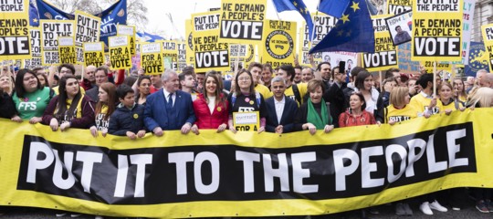 brexit manifestazione londra 