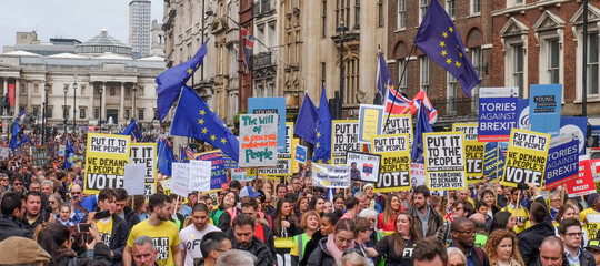 brexit manifestazione londra