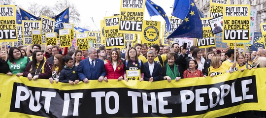 brexit manifestazione londra