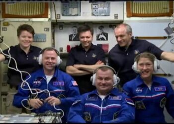 Arrivati sulla Iss i nuovi membri dell’equipaggio
