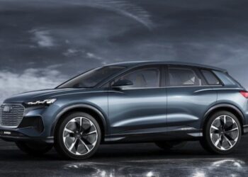 Audi Q4 e-tron concept al Salone di Ginevra 2019