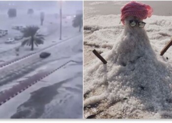 Bombe meteo in Medio Oriente, terribili grandinate in Arabia Saudita
