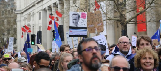 brexit manifestazione londra