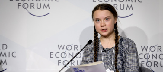 Greta Thunberg a Roma