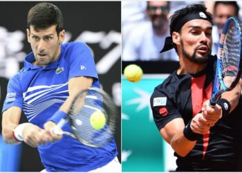 Djokovic-Fognini, doppio insolito