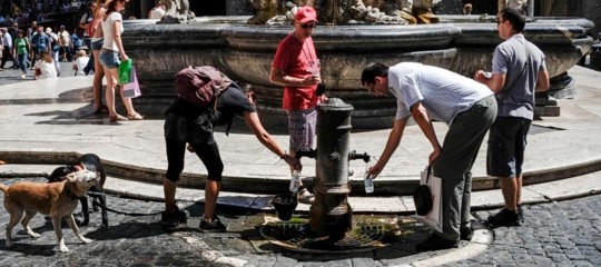 acqua siccita italia