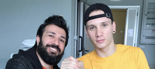 La visita di Lele Spedicato a Manuel Bortuzzo