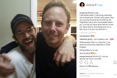 L'addio di Ian Ziering a Luke Perry L'addio di Ian Ziering a Luke Perry