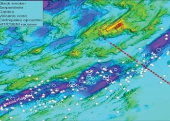 Le prime foto di una dorsale oceanica
