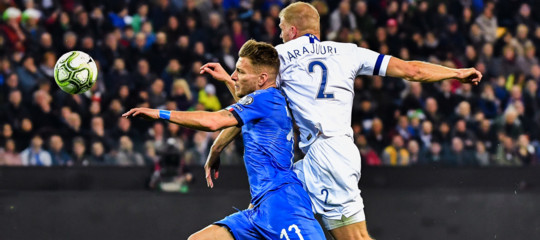 italia finlandia 2-0 europei calcio