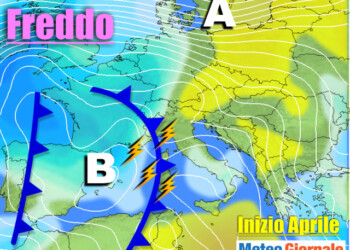 METEO 15 giorni: stop SICCITA’, ad Aprile cambia tutto con MALTEMPO
