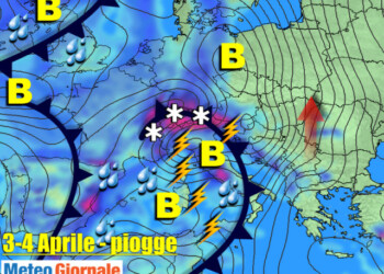 Meteo 7 giorni: imminente SVOLTA, arriva MALTEMPO con PIOGGE e TEMPORALI