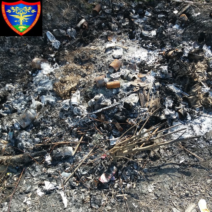 Rifiuti pericolosi nell’orto, denunciato