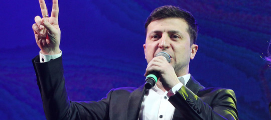 Ucraina elezioni favorito comico zelensky