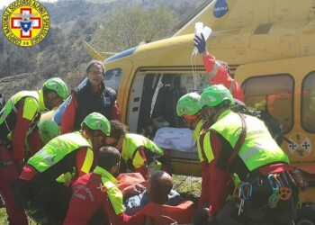 Si ferisce con una motosega, soccorso