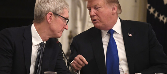 Trump ha spiegato perché ha chiamato Tim Cook ‘Tim Apple’