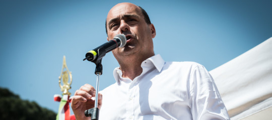 Zingaretti è indagato per finanziamento illecito 