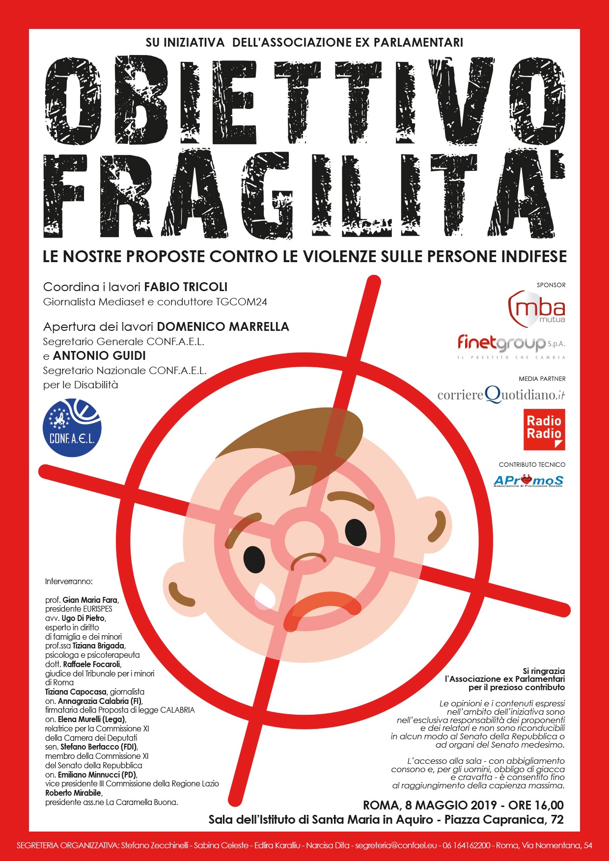 OBIETTIVO FRAGILITA’: Le nostre proposte contro le violenze sulle persone indifese