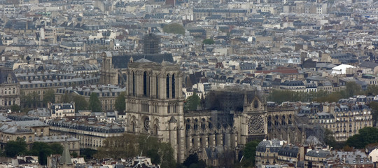 notre dame ricostruzione legno