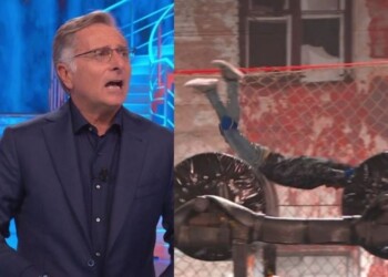 L’incidente nel gioco dei rulli a Ciao Darwin: “Il concorrente rischia la paralisi”. Programma sospeso