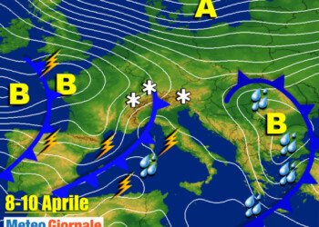 Meteo 15 giorni: Mediterraneo burrascoso, arriva tanta PIOGGIA