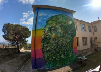 Murales ‘Guerriero’, dedicato a Lucano